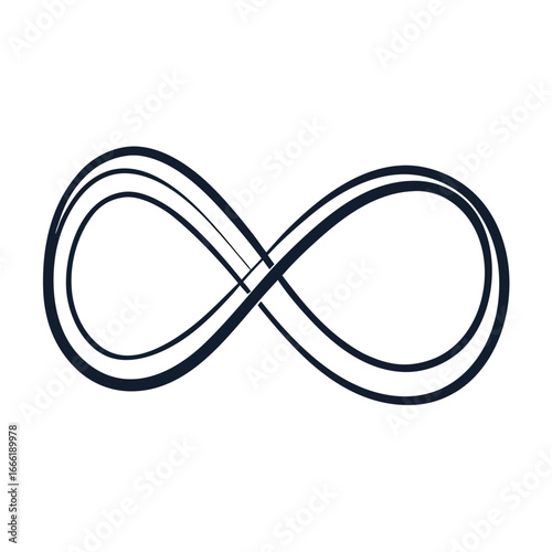 Infinity Symbol: A Timeless Icon of Endless Possibilities, Love, and Eternity. Modern Design.