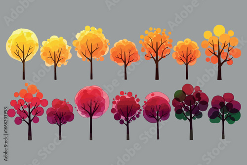 Colorful Autumn Trees