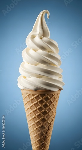 Creamy Delights Indulge in the Perfect Soft Serve Ice Cream Cone