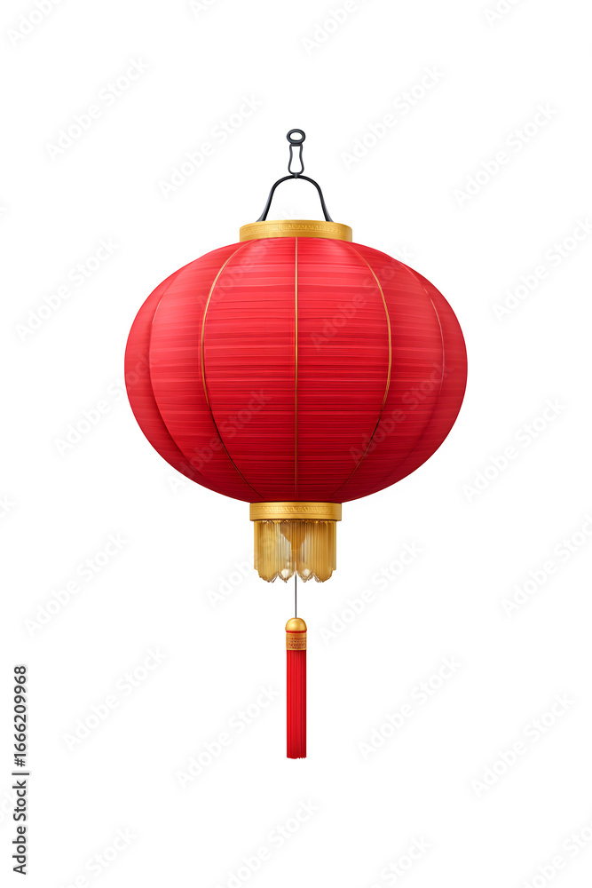 Obraz premium Bright red lanterns, symbolizing celebration and culture, hanging for festive occasions 