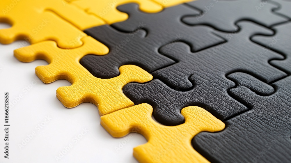 Obraz premium Puzzle Mat for Play and Learning - Isolated on White Background