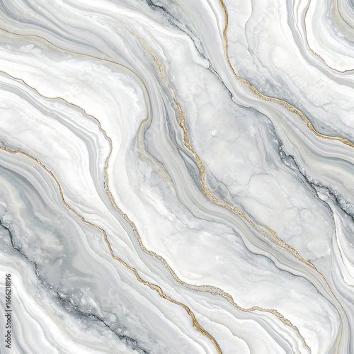Classic White Marble Texture Seamless Pattern