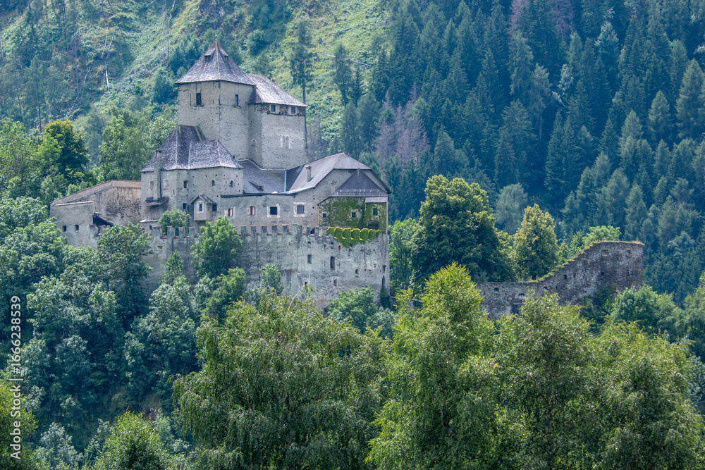 Fototapeta premium Vipiteno, a city in South Tyrol on the border with Austria, famous for its dairy products and speak