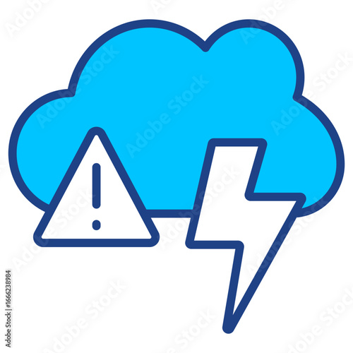Severe Weather Simple Vector Icon Collection