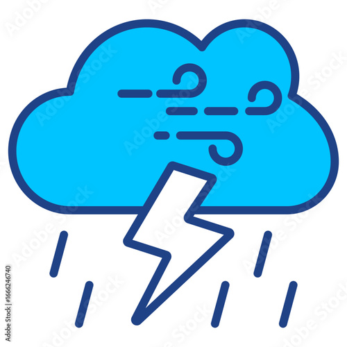 Stormy Simple Vector Icon Collection