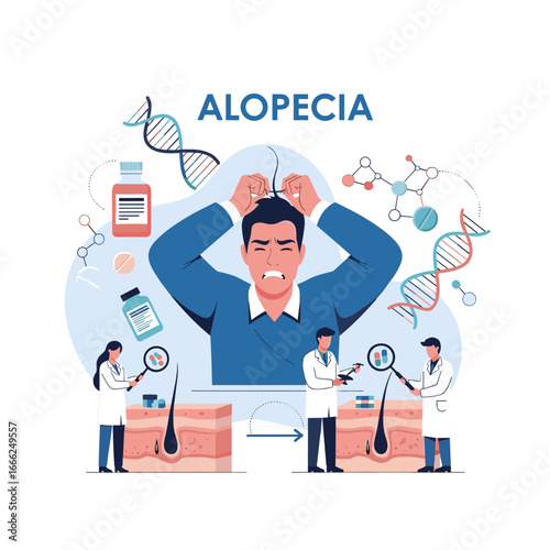 Struggling with hair loss? Expert scientists research alopecia treatment options and follicle health.