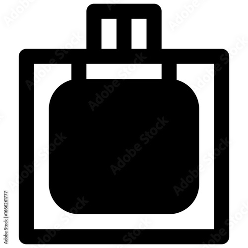 Lightweight packaging. Outlined stroke vector icon with black-filled details.