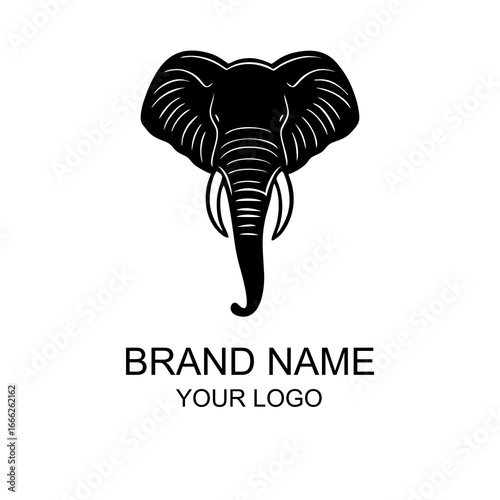 black head elephant logo.eps