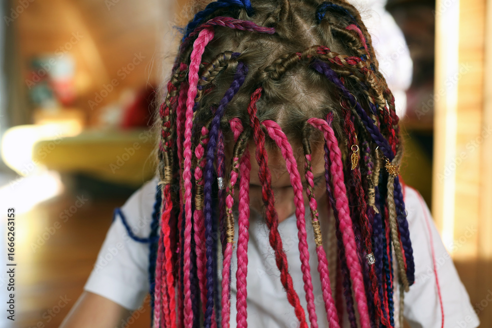 Fototapeta premium Girl with dreadlocks