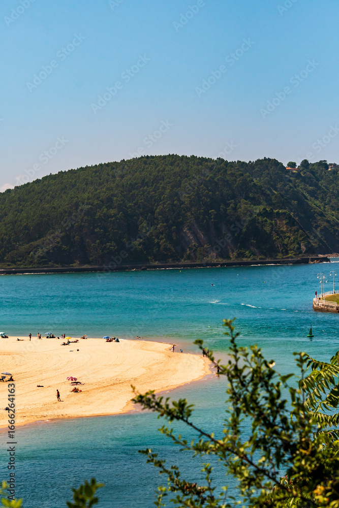 Fototapeta premium Paisaje en Ribadesella, Asturias, España.