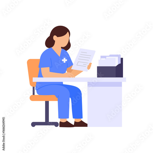 Insurance, Processing hospital patient medical insurance