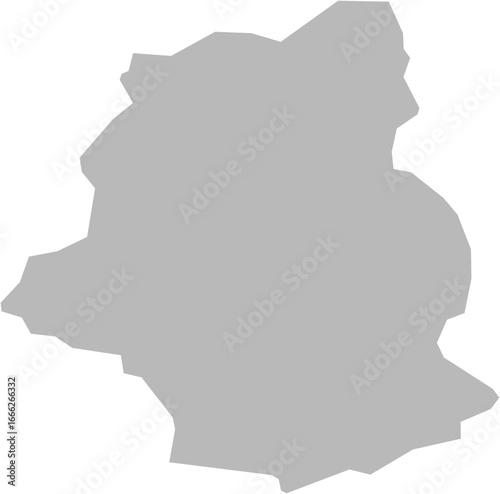 Brussels Capital Region, Belgium – administrative vector map with arrondissement boundaries (LCC projection, PPT-compatible & fully editable)