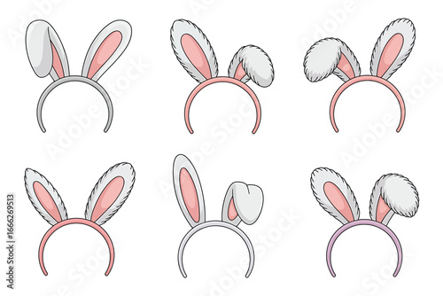 Bunny ear headbands assorted styles bunny ears fashion accessory