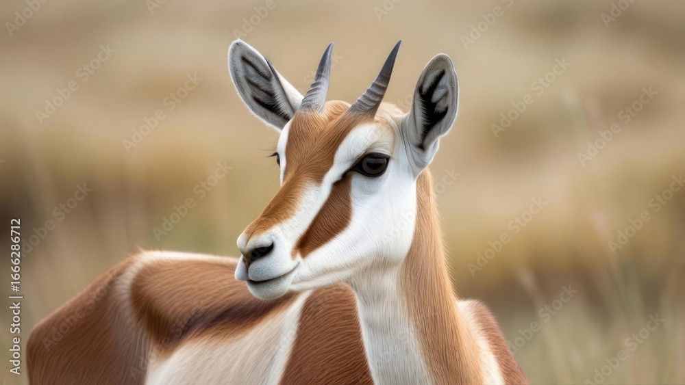 Obraz premium Close-up of a gazelle