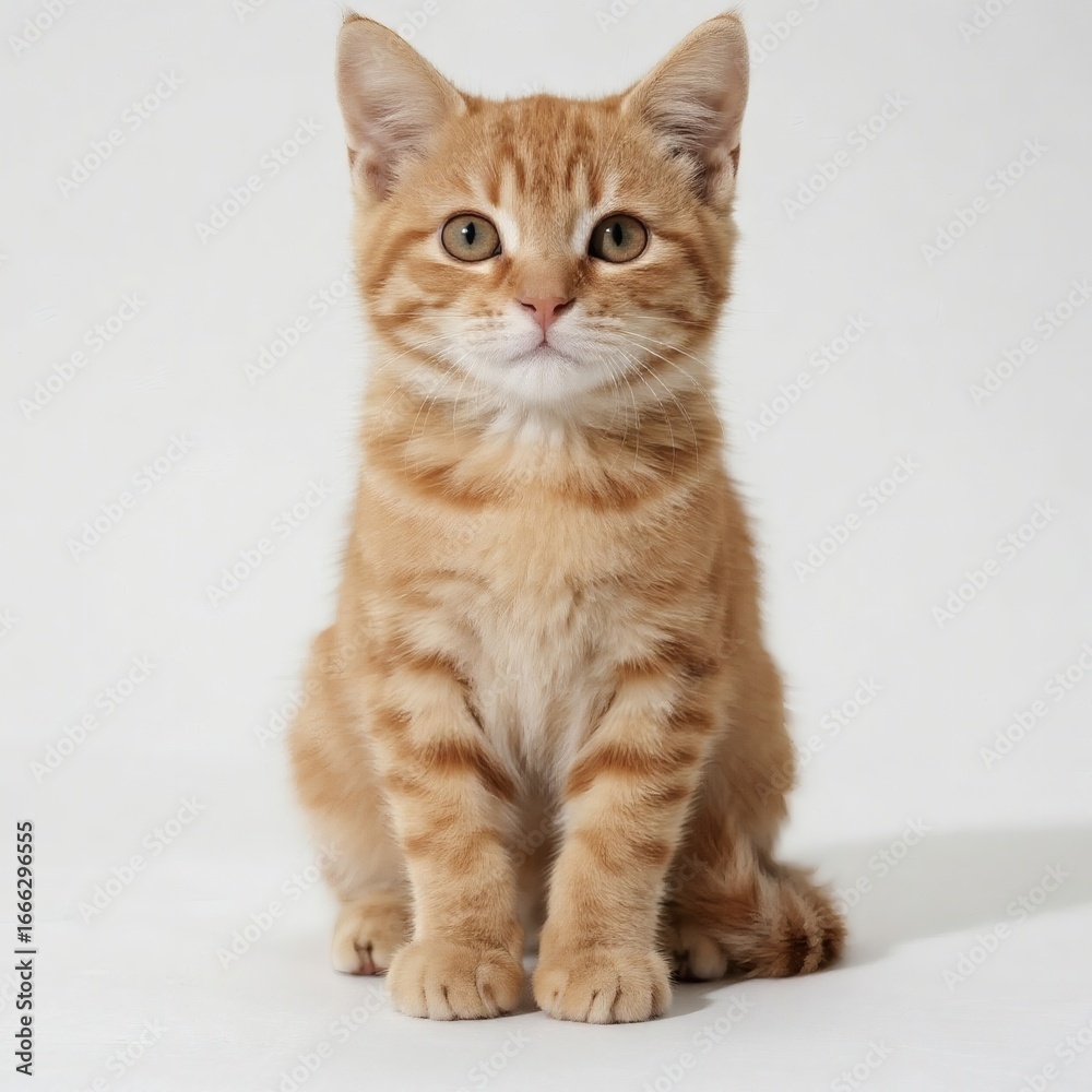 Obraz premium Minimalist Cat Aesthetic with Clean and Elegant Design