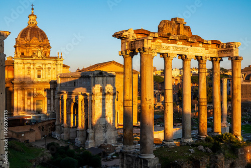 Sunset Over the Roman Forum
