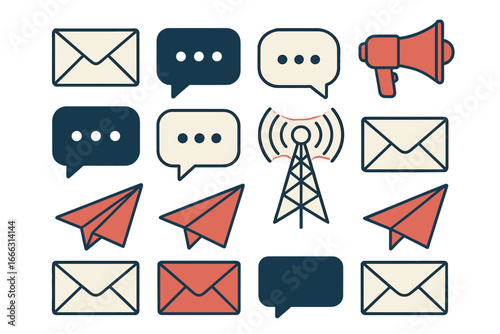 Communication symbols for digital messaging and broadcasting