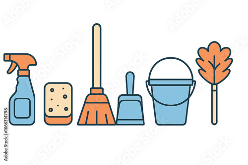 Cleaning tools for effective house maintenance and organization