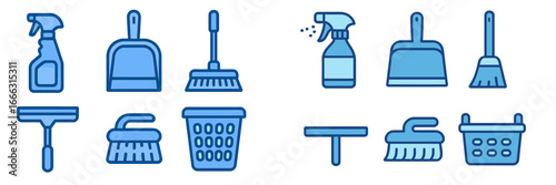 Cleaning tools and supplies designed for efficient home maintenance