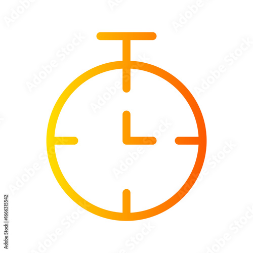 time gradient icon