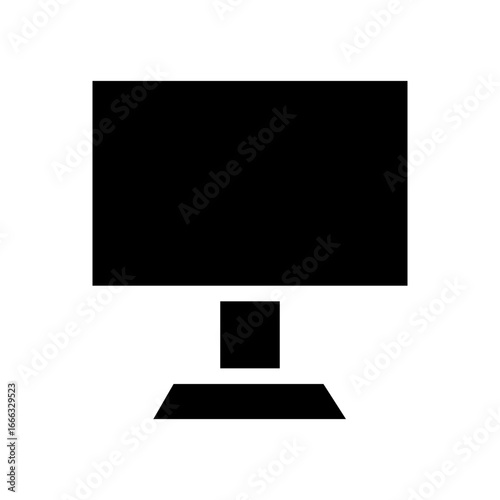 television glyph icon