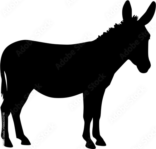 donkey silhouette