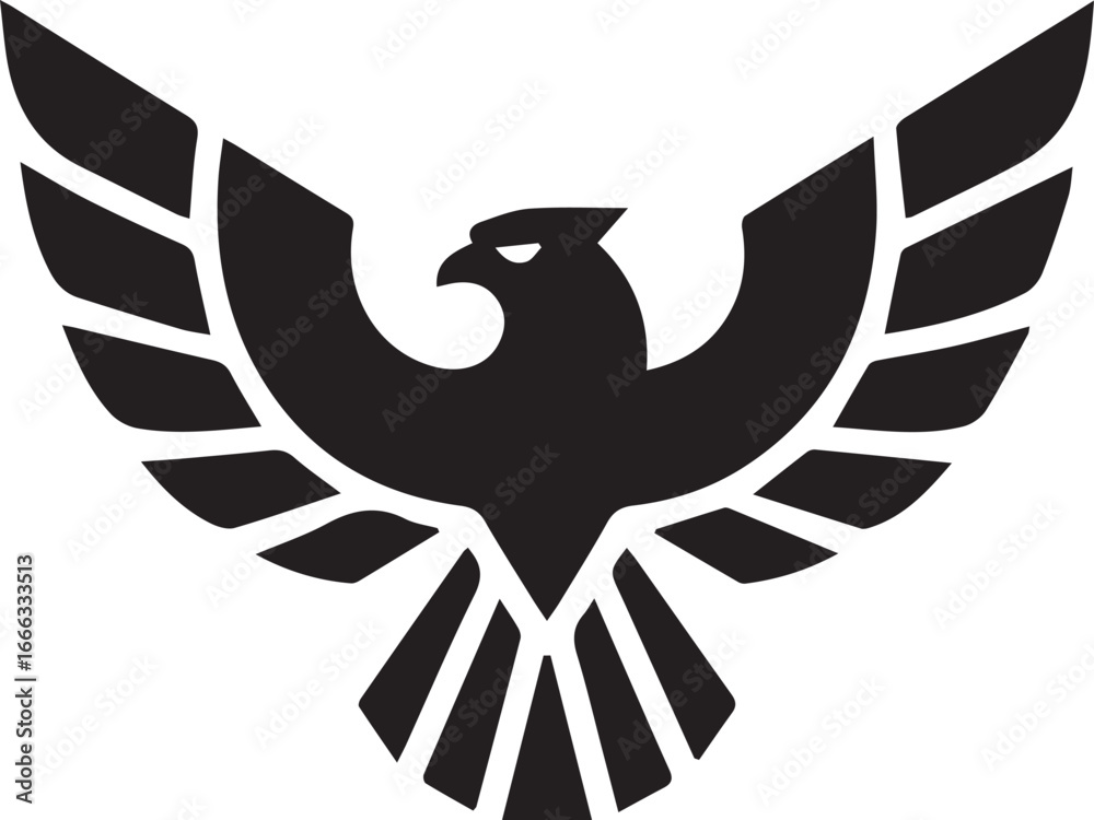 Obraz premium A black bird vector art illustration 