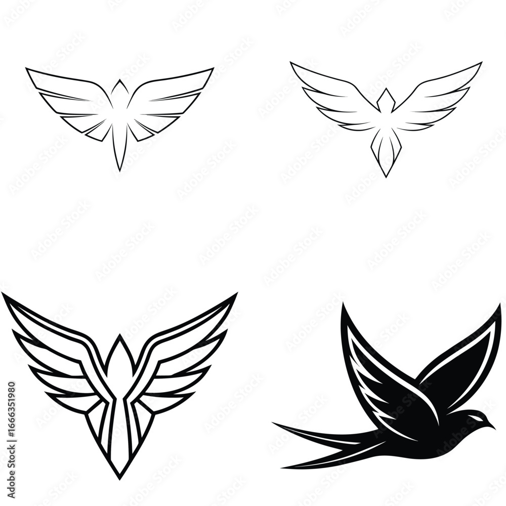 Obraz premium set of wings