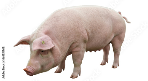 Isolated Pig