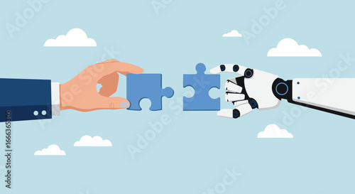 Hand Holding Puzzle Piece Symbolizing Teamwork and Problem Solving