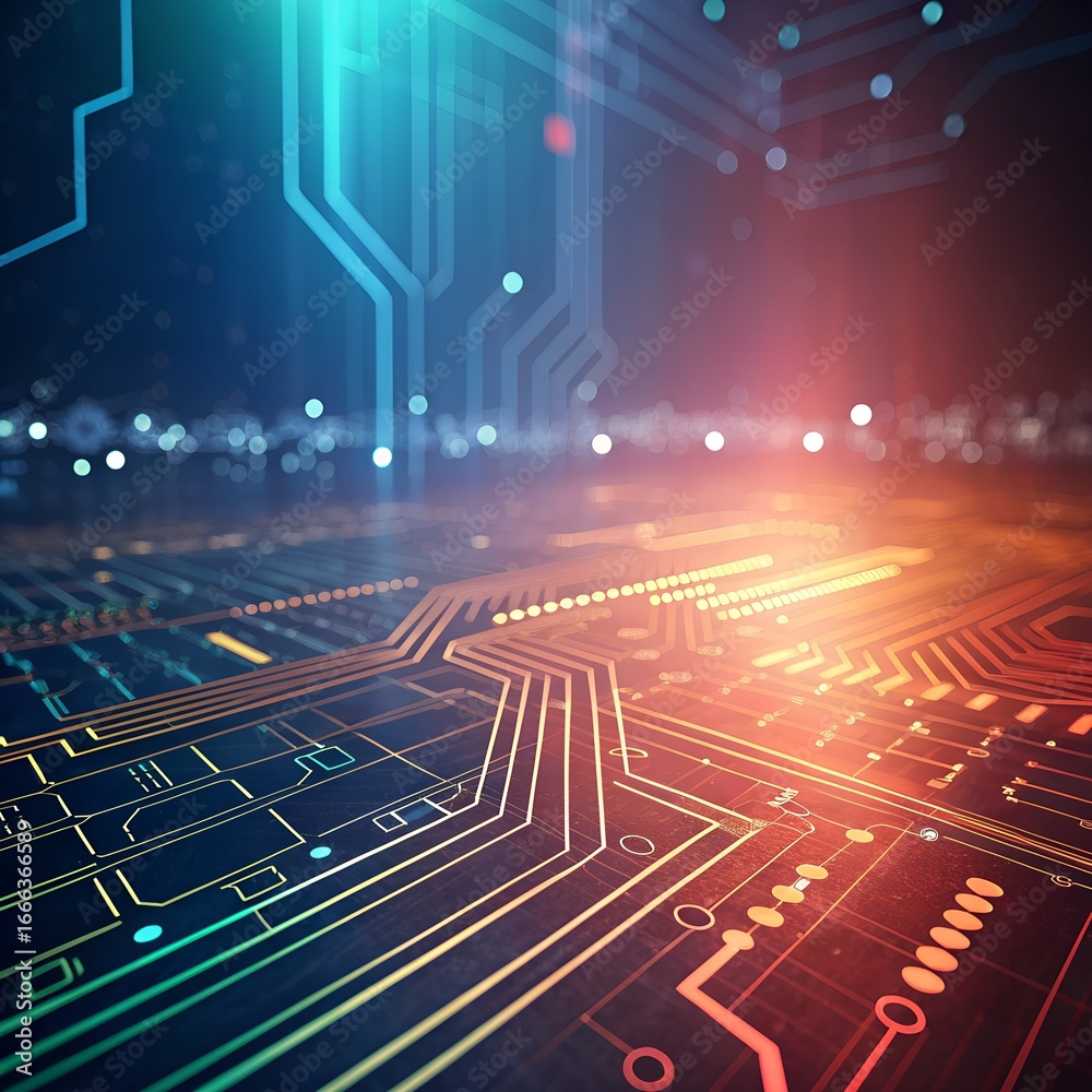 Fototapeta premium abstract technology background