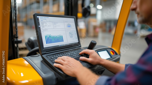 Connected Forklift Fleet with IoT Telemetrics for Performance Monitoring, highlighting talent evaluation, workforce analytics, career development and leadership growth.