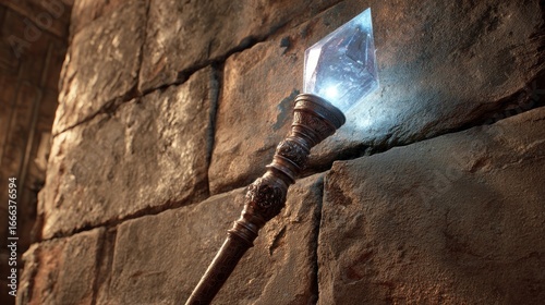 Ancient mystical staff