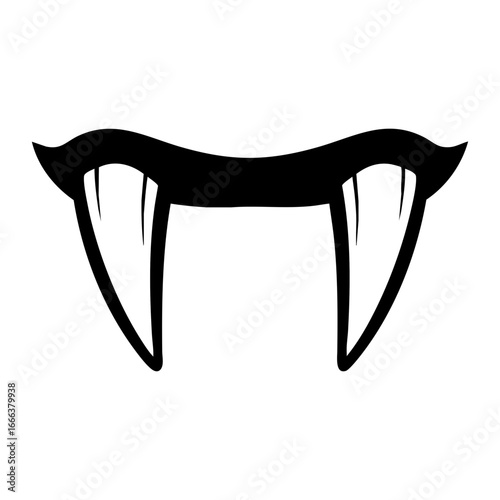 scary horror vampire fangs teeth clip art