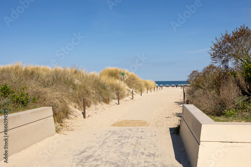 Weg zum Strand an der Ostsee