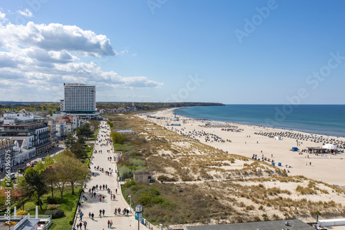 Blick über Warnemünde