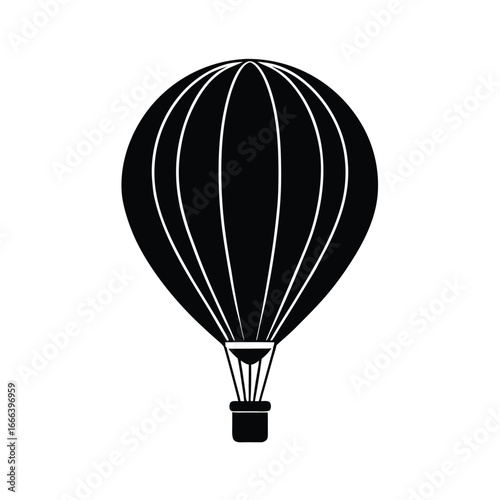 hot air balloon isolated