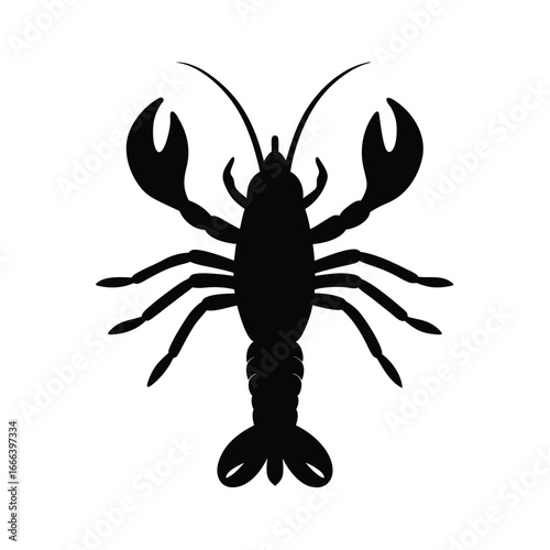 vector illustration of a crab