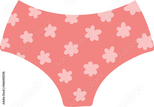 women panties, underwear types string, thong, tanga, bikini. Cheeky, hipster, classic brief, slip, retro high waist or slimming underclothing collection. Cartoon vector illustration