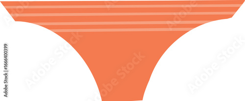 women panties, underwear types string, thong, tanga, bikini. Cheeky, hipster, classic brief, slip, retro high waist or slimming underclothing collection. Cartoon vector illustration