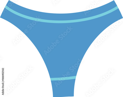 women panties, underwear types string, thong, tanga, bikini. Cheeky, hipster, classic brief, slip, retro high waist or slimming underclothing collection. Cartoon vector illustration