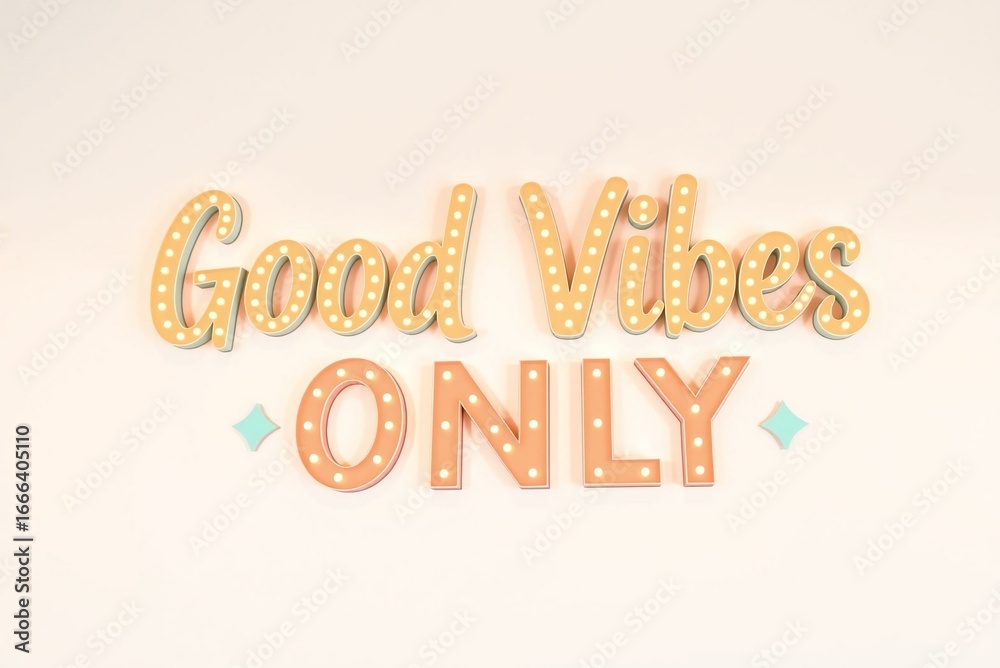 Obraz premium Good Vibes Only