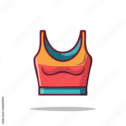 Sporty Tank Top Fashion Apparel for Gym Exercise and Yoga Activity