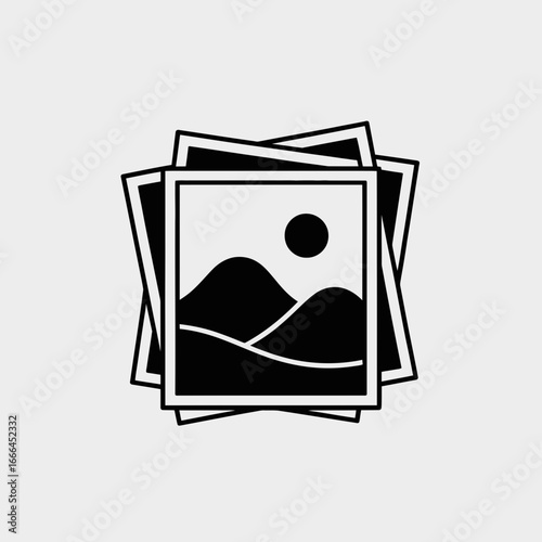 blank photo frame