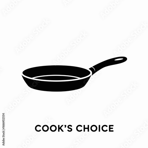frying pan vector illustration