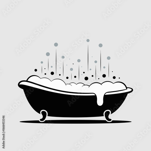 bath tub vector