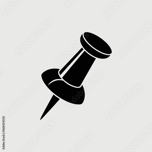 push pin isolated