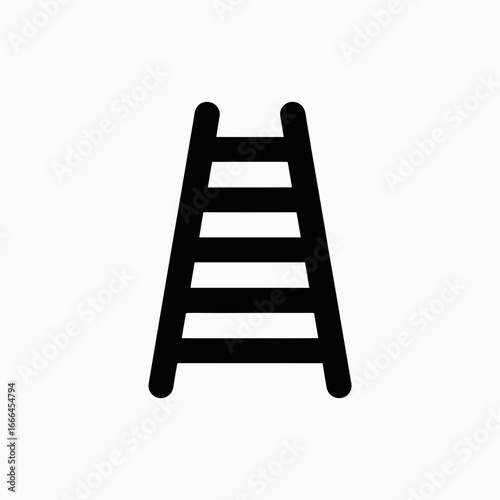 ladder isolated on white