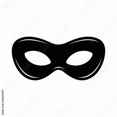 black carnival mask