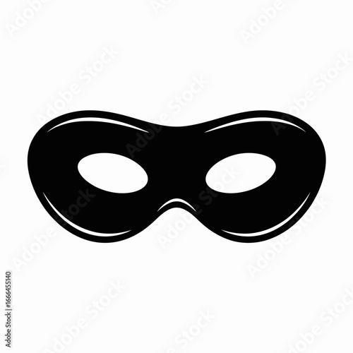 black carnival mask